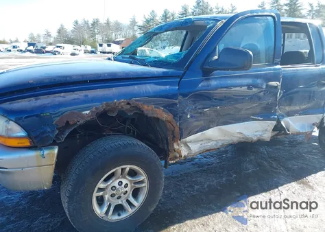 2004 Dodge Dakota Slt из США, поврежденный, VIN 1D7HG48N74S739758